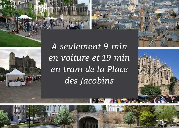 Nuiteejour Centre Jaures * Le Mans